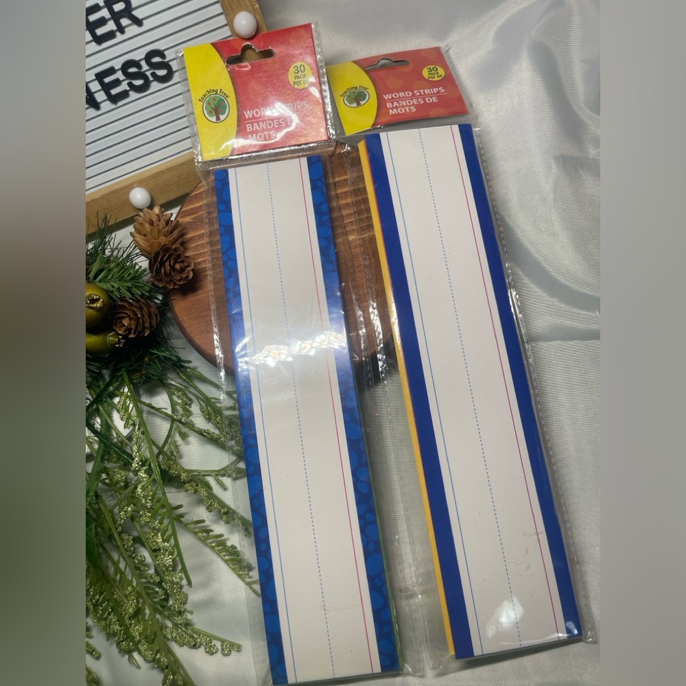 Teacher Classroom Word Strips NEW COLORFUL